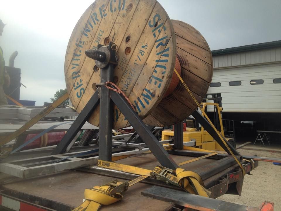 Spool Payout Steel Rack